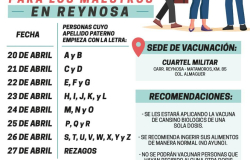 Vacunan a Maestros en Reynosa