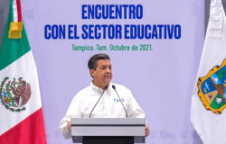 Refrenda Gobernador Francisco García Cabeza de Vaca compromisos con el sector  educativo de Tamaulipas.