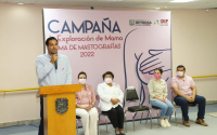 Inauguró Alcalde Carlos Peña Ortiz Campaña de Exploración de Mama y Toma de Mastografías
