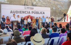 Llevó Gobierno de Reynosa Audiencia Pública a colonia Almaguer
