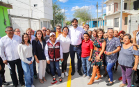 Inauguró Carlos Peña Ortiz pavimentación por 3.9 MDP en la Nuevo Amanecer