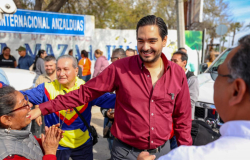 Dirigió Alcalde Carlos Peña Ortiz jornada de bacheo en Reynosa