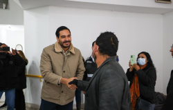 Constató Carlos Peña Ortiz buen estado y atención a albergados de invierno en Reynosa