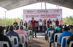 Llevó Alcalde Carlos Peña Ortiz beneficios del programa Primero Sanos a familias de Las Mitras
