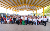 Más de Mil 898 beneficios dejó visita del Alcalde Carlos Peña Ortiz en la Jacinto López de Reynosa.
