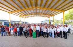 Más de Mil 898 beneficios dejó visita del Alcalde Carlos Peña Ortiz en la Jacinto López de Reynosa.