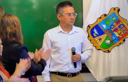 El alcalde Eduardo Gattás Báez pide licencia temporalmente; Hugo Galván asume como alcalde interino por un mes