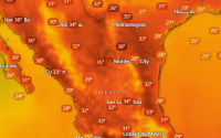 El clima de México sigue ardiendo: Mapa de temperaturas máximas por la onda de calor