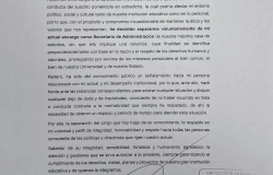 Marco Batarse Contreras se separa del cargo como secretario de administración en la UAT