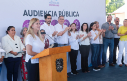 Encabeza Maki Ortiz Audiencia Pública en fraccionamiento La Cima